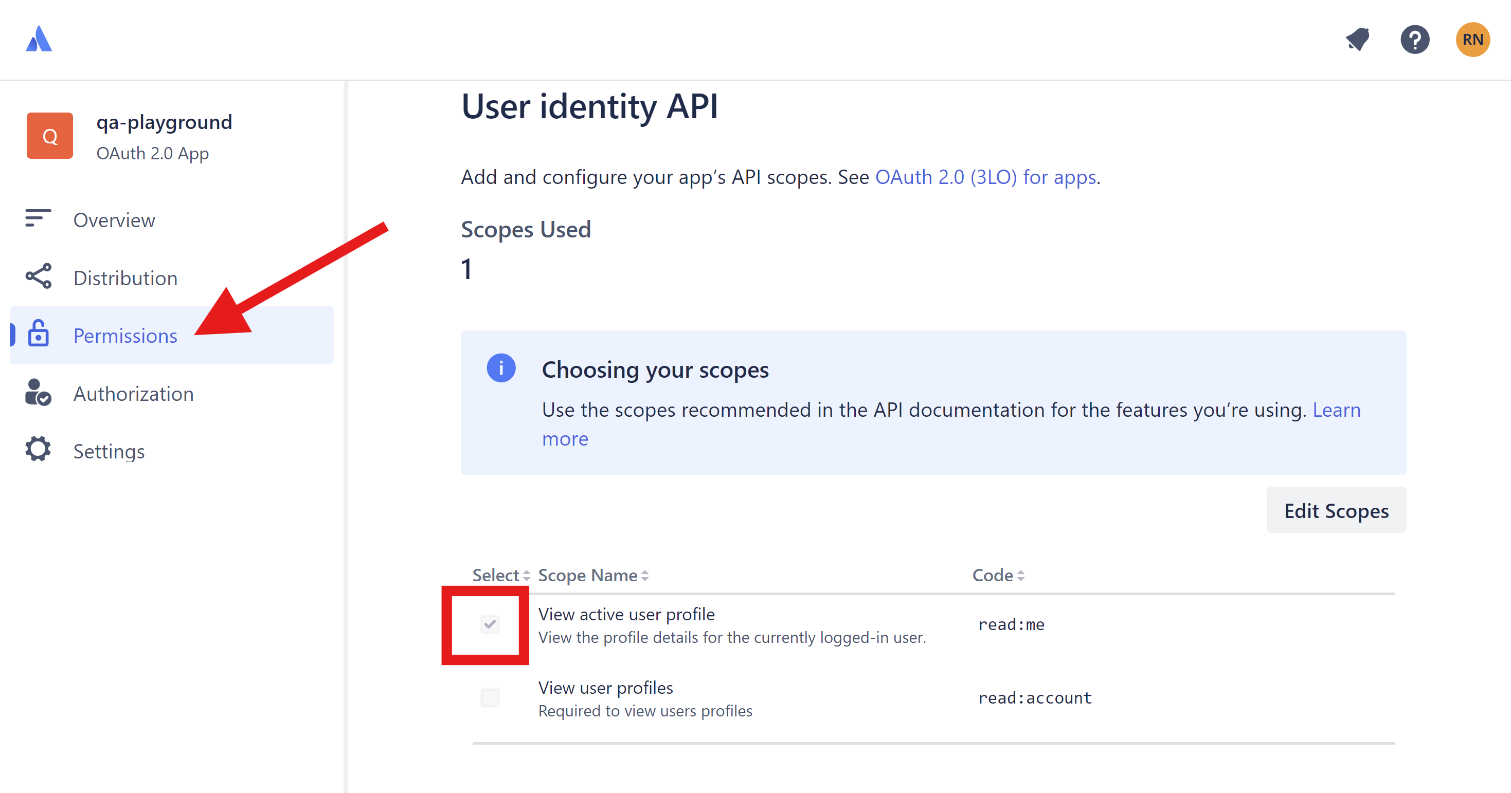 Jira Permissions Identity API